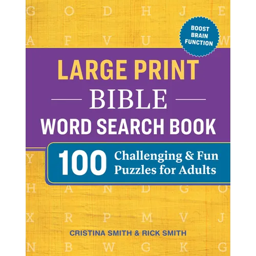 Large Print Bible Word Search Book: 100 Challenging and Fun Puzzles for Adults
