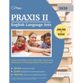 Praxis II English Language Arts Content Knowledge (5038) Study Guide: Review Book with Practice Test Questions for the Praxis ELA Exam