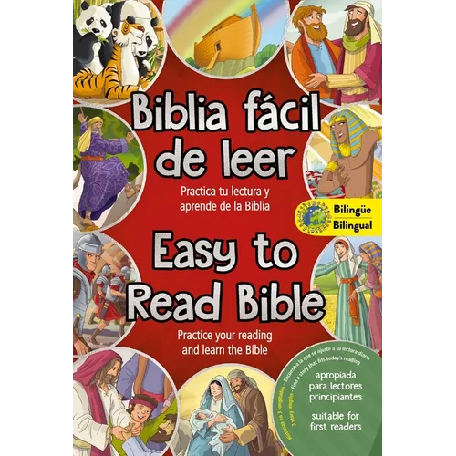 Easy to Read Bible (Bilingual) / La Biblia Fácil de Leer (Bilingüe): Practice Your Reading and Learn the Bible
