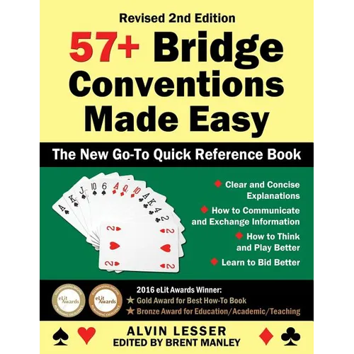 57+ Bridge Conventions Made Easy: The New Go-To Quick Reference Book