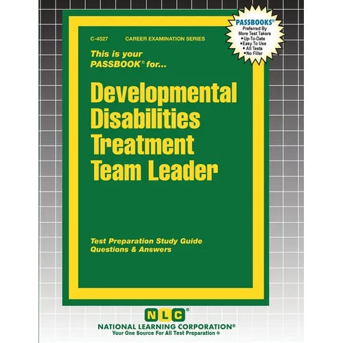 Developmental Disabilities Treatment Team Leader
