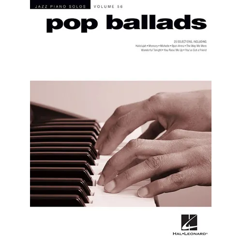 Pop Ballads: Jazz Piano Solos Series Volume 56