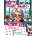 Extra Large Print Word Search: Font Size 30
