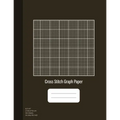 Cross Stitch Graph Paper: 14 Lines Per Inch, Graph Paper for Embroidery and Needlework, 8.5''x11'', 100 Sheets, Bronze Cover