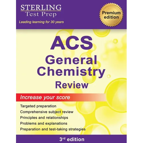 ACS General Chemistry: Comprehensive Review, ACS Examination in General Chemistry Prep Book