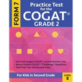 Practice Test for the Cogat Grade 2 Form 7 Level 8: Gifted and Talented Test Preparation Second Grade; Cogat 2nd Grade; Cogat Grade 2 Books, Cogat Tes