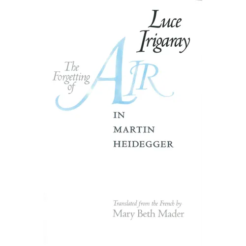 The Forgetting of Air in Martin Heidegger