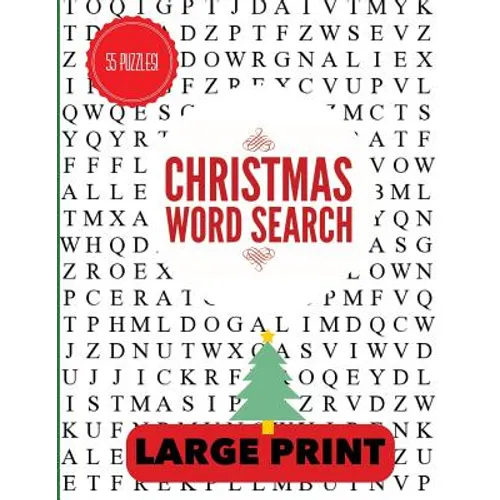 Christmas Word Search Large Print: Christmas Word Find, Christmas Puzzles, Large Print Word Search, Large Print Word Find