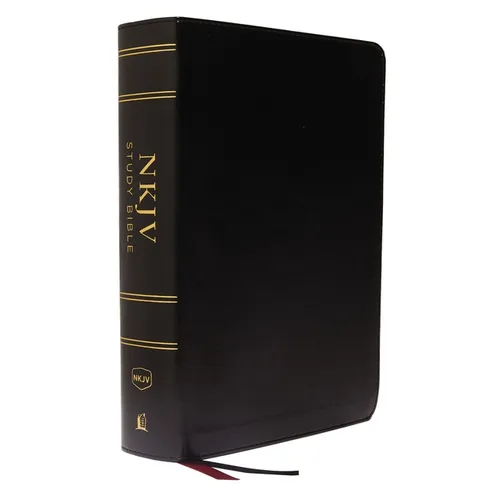 NKJV Study Bible, Imitation Leather, Black, Full-Color, Comfort Print: The Complete Resource for Studying God's Word