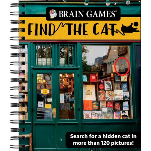 Brain Games - Find the Cat: Search for a Hidden Cat in More Than 120 Pictures!