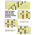 Pentatonic and Blues Scales for Seven String Guitar