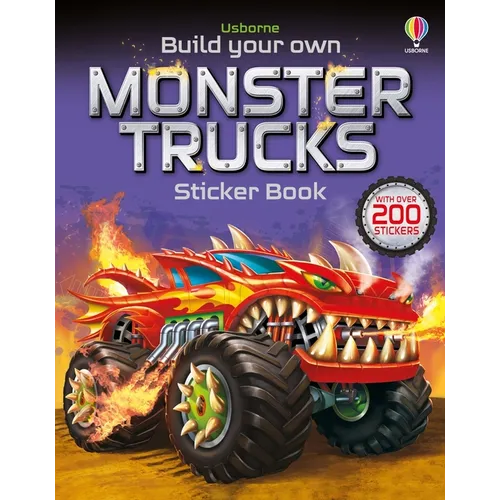 Build Your Own Monster Trucks Sticker Book