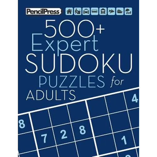 500+ Expert Sudoku Puzzles for Adults: Sudoku Puzzle Books Expert (with answers