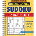 Brain Games - 2 Books in 1 - Sudoku