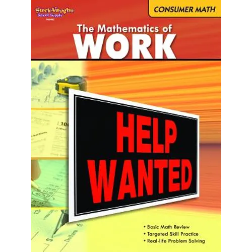 Consumer Mathematics Reproducible The Mathematics of Work