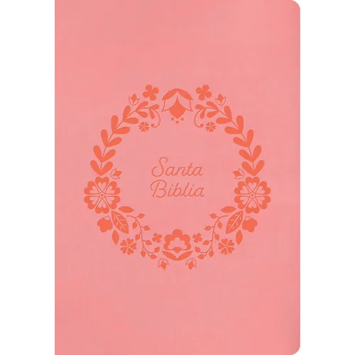 Rvr 1960 Biblia Para Regalos Y Premios, Rosa Símil Piel