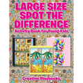 Large Size Spot the Difference Activity Book for Young Kids