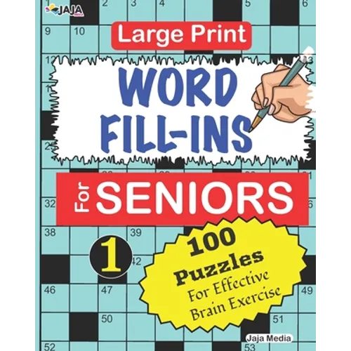 Large Print WORD FILL-INS For SENIORS; Vol. 1