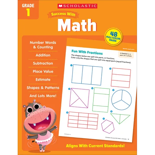 Scholastic Success with Math Grade 1 Workbook