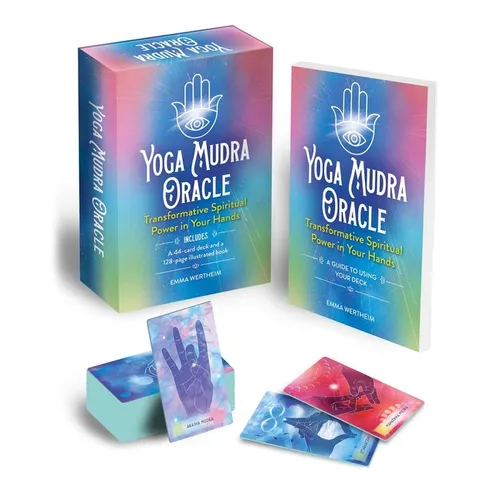 Yoga Mudra Oracle Book & Card Deck: Includes 44 Cards and a 128-Page Book