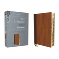 Niv, Thinline Bible, Giant Print, Leathersoft, Brown, Red Letter, Thumb Indexed, Comfort Print