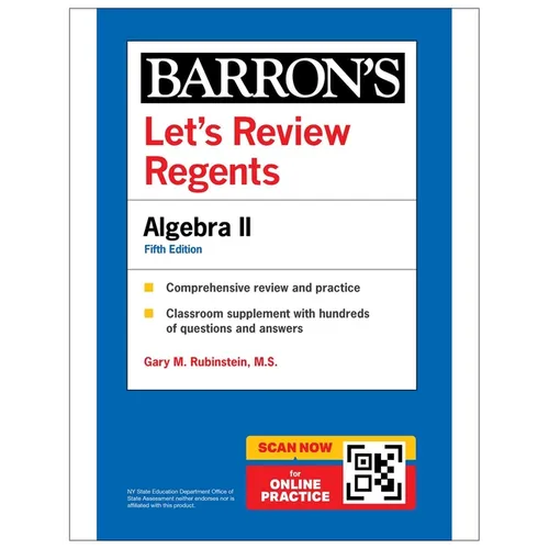 Let's Review Regents: Algebra II, Fifth Edition (Barron's New York Regents)