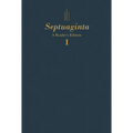 Septuaginta: A Reader's Edition, Hardcover (2 Vols)