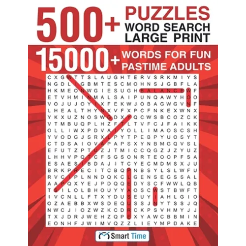 500+ Puzzles Word Search Large Print: 15000+ Words for Fun Pastime Adults
