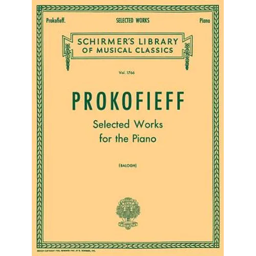 Selected Works: Schirmer Library of Classics Volume 1766 Piano Solo