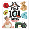 First 101 Words: A Hidden Pictures Lift-The-Flap Board Book, Learn Animals, Food, Shapes, Colors and Numbers, Interactive First Words Book for Babies