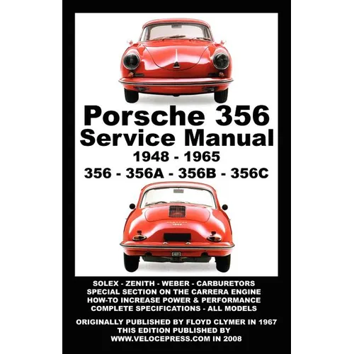 Porsche 356 Owners Workshop Manual 1948-1965