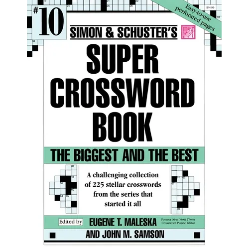 Simon & Schuster Super Crossword Puzzle Book #10