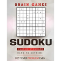 SUDOKU Classic Standard Hard to Extreme Best ever problem even brain games: 300 Challenge sudoku puzzles & Solutions
