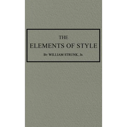 The Elements of Style: The Original 1920 Edition