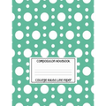 Composition Notebook - College Ruled Line Paper: White Circle Pattern, 120 Pages, 8.5x11 in
