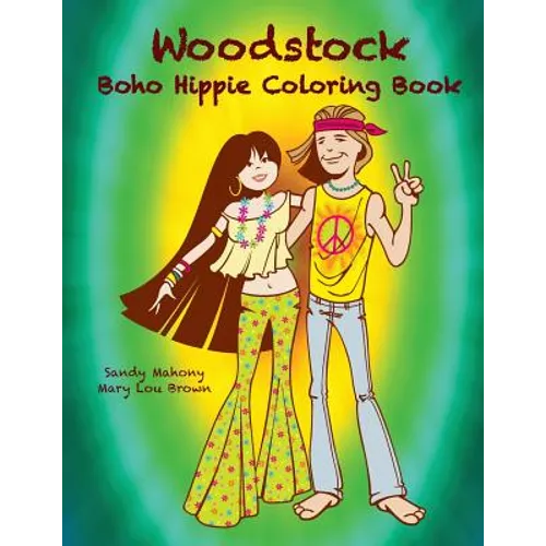 Woodstock Boho Hippie Coloring Book