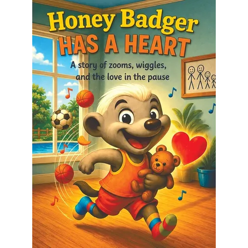 Honey Badger Has a Heart: A story of zooms, wiggles, and the love in the pause