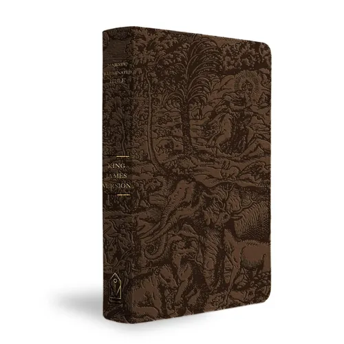 KJV Majestic Illuminated Bible (Brown Leatherluxe)