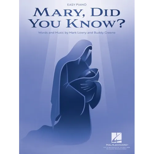 Mary, Did You Know?: Easy Piano Sheet Music