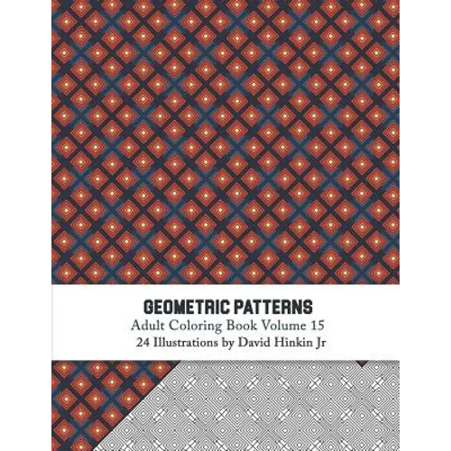 Geometric Patterns - Adult Coloring Book Vol. 15