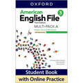 American English File Level 3 Student Book/Workbook Multi-Pack a with Online Practice