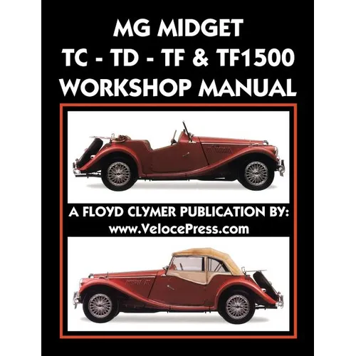 MG Midget Tc-Td-Tf-Tf1500 Workshop Manual