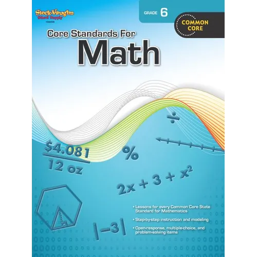Core Standards for Math Reproducible Grade 6