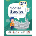 2nd Grade Social Studies: Daily Practice Workbook 20 Weeks of Fun Activities History Civic and Government Geography Economics + Video Explanatio
