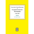 Chancery Court Records of Cannon County, Tennessee, 1840-1880.