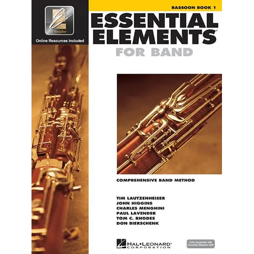 Essential Elements for Band - Bassoon Book 1 with Eei Book/Online Media [With CDROM]