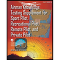 Airman Knowledge Testing Supplement for Sport Pilot, Recreational Pilot, Remote Pilot, and Private Pilot: Faa-Ct-8080-2h