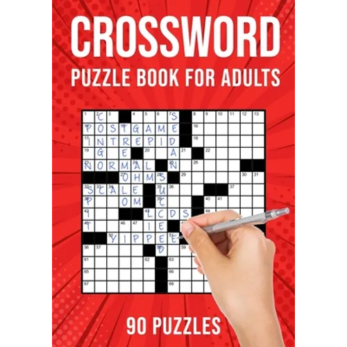 Crossword Puzzle Books for Adults: Cross Words Activity Puzzlebook 90 Puzzles (US Version)