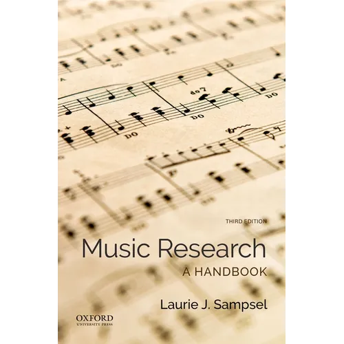 Music Research: A Handbook