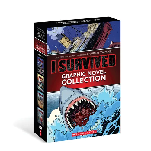 I Survived Graphic Novels #1-4 Box Set